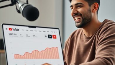 الربح من اليوتيوب للمبتدئين 2025: دليلك الشامل لإنشاء قناة مربحة