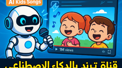 قناة أطفال ناجحة باستخدام الذكاء الاصطناعي