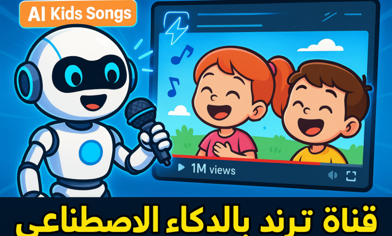 قناة أطفال ناجحة باستخدام الذكاء الاصطناعي